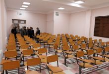 گزارش تصویری از بازدید هیات رئیسه دانشگاه از دانشکده علوم زمین